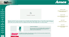 Desktop Screenshot of amesfanclub.com